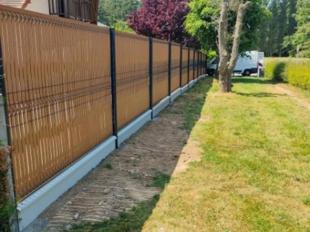 Avant/Après d'une clôture par l'entreprise CNE près de Rouen